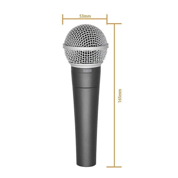 För Shure SM58 Dynamic Vocal Microphone Wired Mic med Switch With Kabel UK With switch