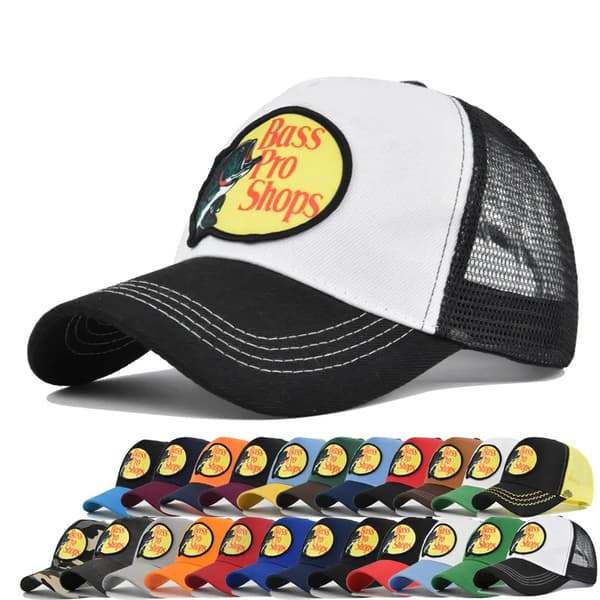 Bass Pro Shop Utendørs Caps Trucker Mesh Snapback