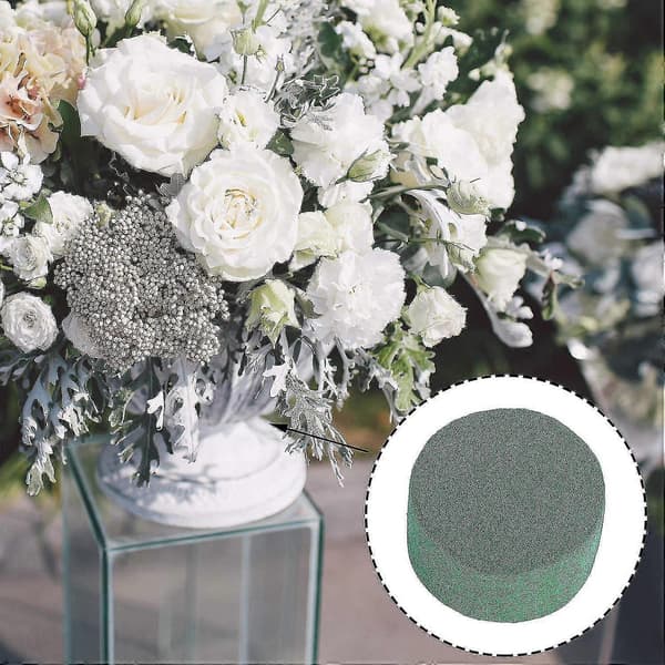 Blomsterskum Rund Blomsterarrangemangssats Skumblock För Bröllop
