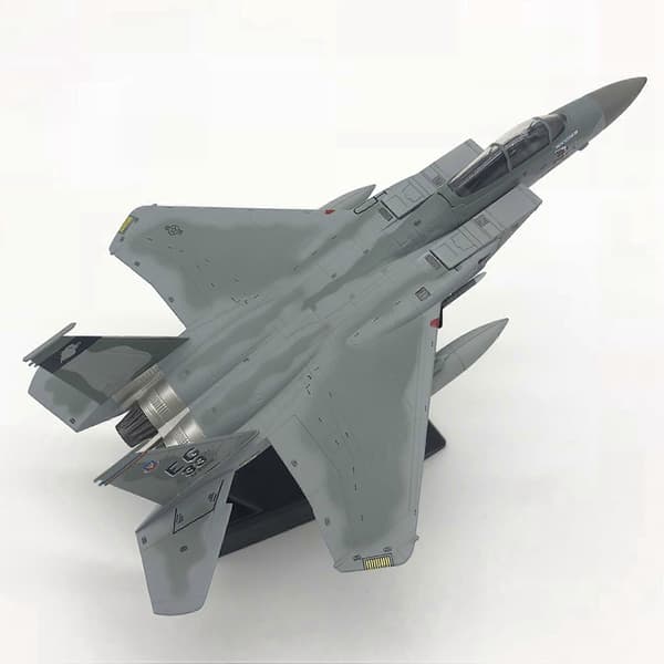 2X 1/100 Skala Trykstøbte Fly F15 Eagle Amerikanske Flådefly Model til Samling Gave Hjem Stue Indretning