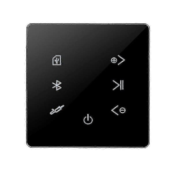 Indbygget Bluetooth-forstærker med USB/SD til baggrundsmusiksystem til hotel og restaurant (sort)