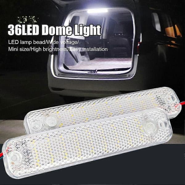 36LED Bil Interiörbelysning Husbil Belysning Bil Interiörbelysning 12V-85V Lastbil Kupolbelysning Parti