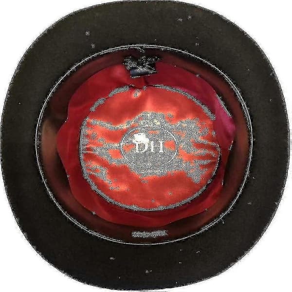 Håndlavet Uld Top Hat Satin Foret Lille Til Xxl Y1 Black M