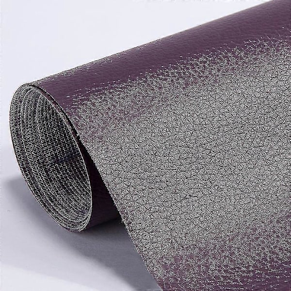 Læderreparationslap selvklæbende til sofa- og møbelridser Purple 20*30cm
