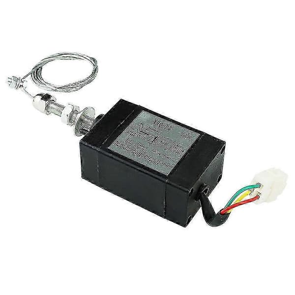 Sluk trækkraftmotorstop-solenoid (12V normalt åben) - A20241122175 Nero