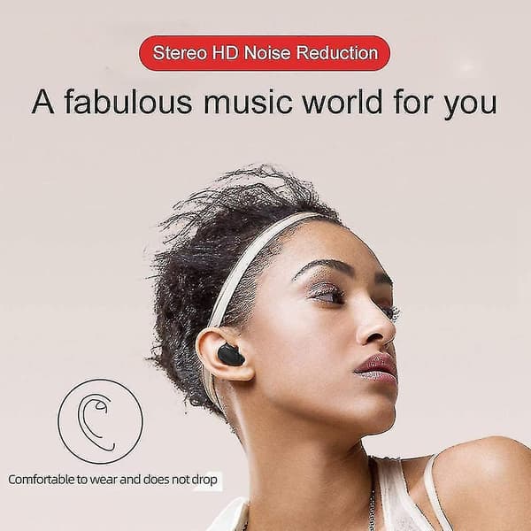 Lättvikts Bluetooth-headset Trådlöst Binauralt Mini Stereoheadset