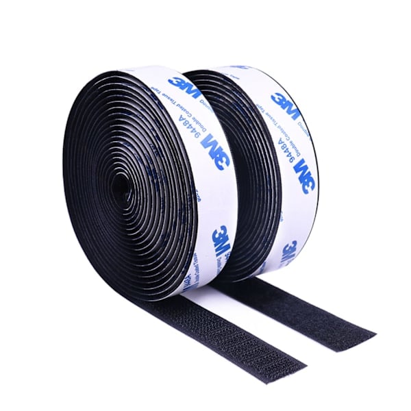 Selvklæbende ekstra stærk 3M dobbeltklæbende tape med Velcro