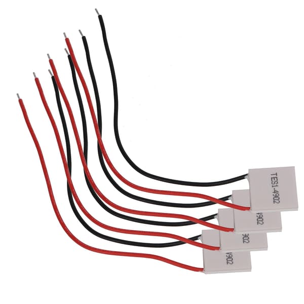 4 stk. termoelektrisk kjøle-Peltier-plate 6V erstatning for TES1-4902