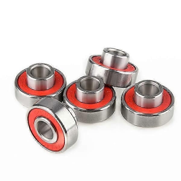 10 stk. 608-2RS Longboard Integrert Lager Skateboard Hjul Lager Inline Rulleskøyte Lager 8X2
