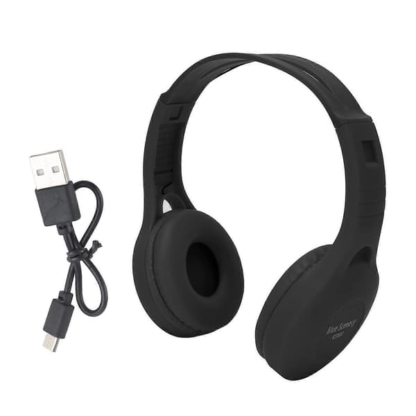G58 Huvudmonterat Bluetooth-headset Bluetooth 5.0 Stereo Bluetooth-headset för sportbruk (svart)