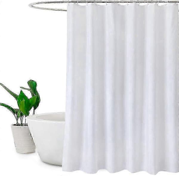 Extra breda duschdraperier 240 x 180 cm fall/95\"x 72\", mögelresistent mögelbeständig duschdraperifoder vattenavvisande, vit 2025
