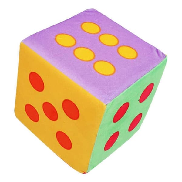 3x Jumbo Skum Tärningsspel Karnevalstillbehör 15 cm