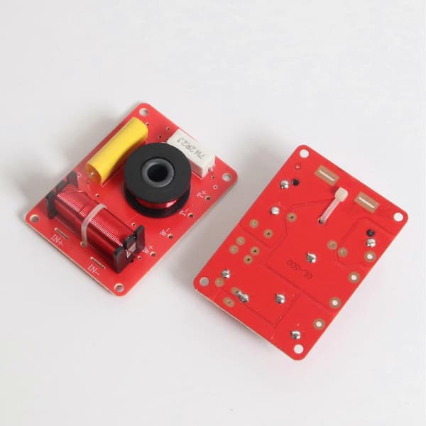 2X 130W Højttaler Crossover 2-vejs Høj-Lav 8 Ohm Frekvensdeler til 6 tommer