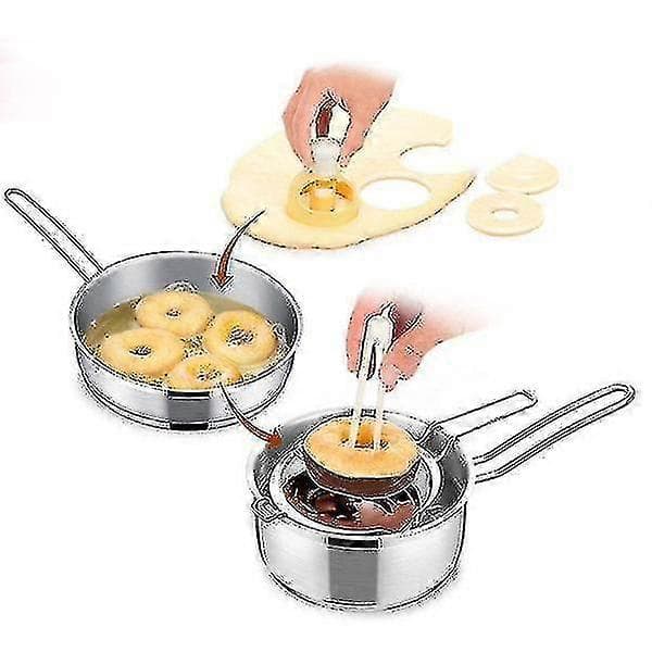 Smultringstempler med dyppetangskrape og måleskje DIY smultringkutter desserter maker