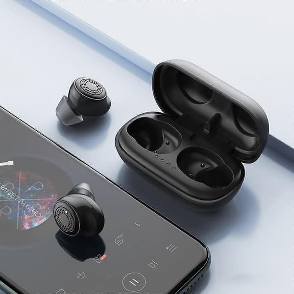 REMAX TWS-2S Bluetooth 5.0 Stereo Ægte Trådløs Bluetooth Høretelefon med Opladningsboks (Sort) White