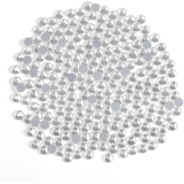 3000 kpl Kirkkaita Hotfix Strassikiviä, SS16, 3,8-4,0 mm askarteluun ja vaatteisiin, Crystal Crystal SS16