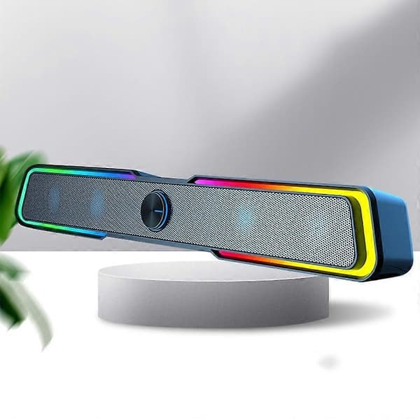 Kablet Version DHE6002S RGB Lys HiFi Lydeffekt Computer Audio Desktop Lange Strimmelhøjttalere Not Specified Wired Version