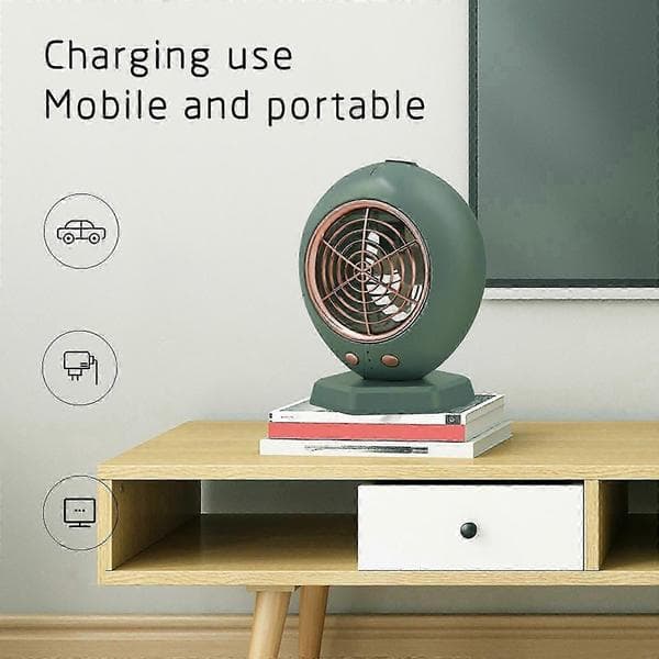 Mini USB-laddningsfläkt för luftkonditionering Stor vindluftcirkulationsfläkt Minifläkt
