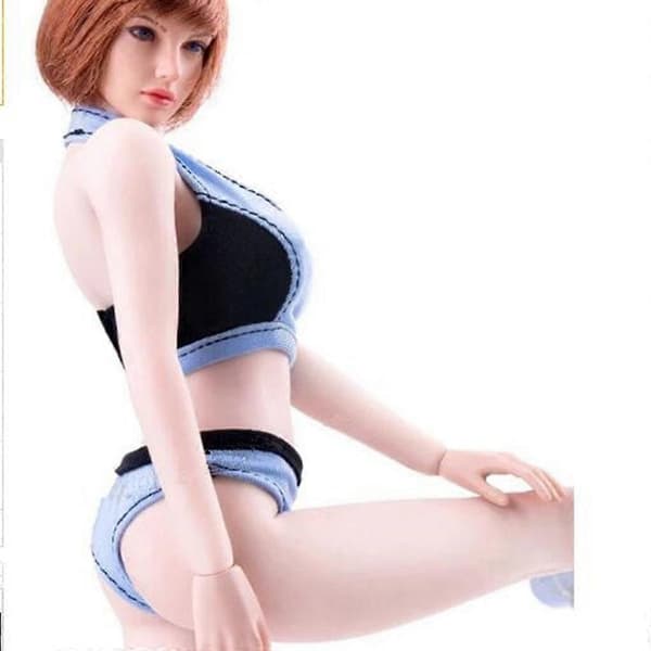 2x1/6 Kvinders Sportsundertøj Bikini Trusser til 12 tommer Actionfigur