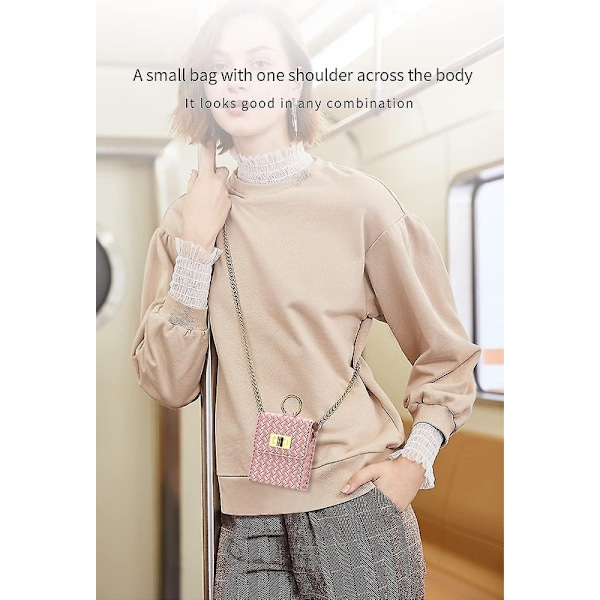 Vevtekstur Crossbody Telefonveske Lommebok Håndvesker Med Stropp For Samsung Galaxy Z Flip 5 Black