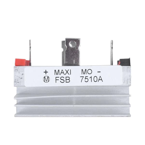 5X aluminium kjølefinnebase enfaset brorettediode 75A 1000V