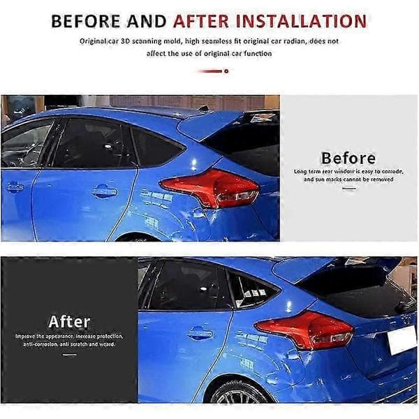 Sidevindusjalusier for Focus St Rs Mk3 Hatchback 2012-2018 Tilbehør Scoop Cov