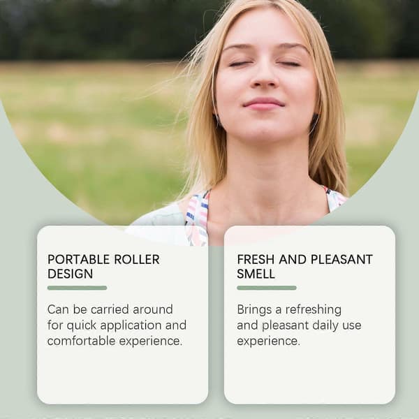 1 stk Anti-Vertigo Roll-On, Vertigo Lindring Roll-On 10ml, Naturlige Eteriske Oljer, Lindrer Svimmelhet og Kvalme