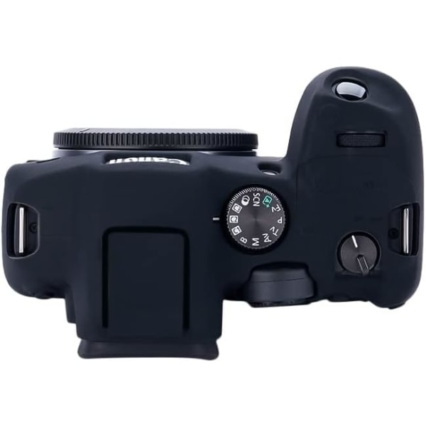 Silikone beskyttende etui til Canon EOS R7 kamera - let og blødt gummi let at bære, sort, eos r7 kamera etui
