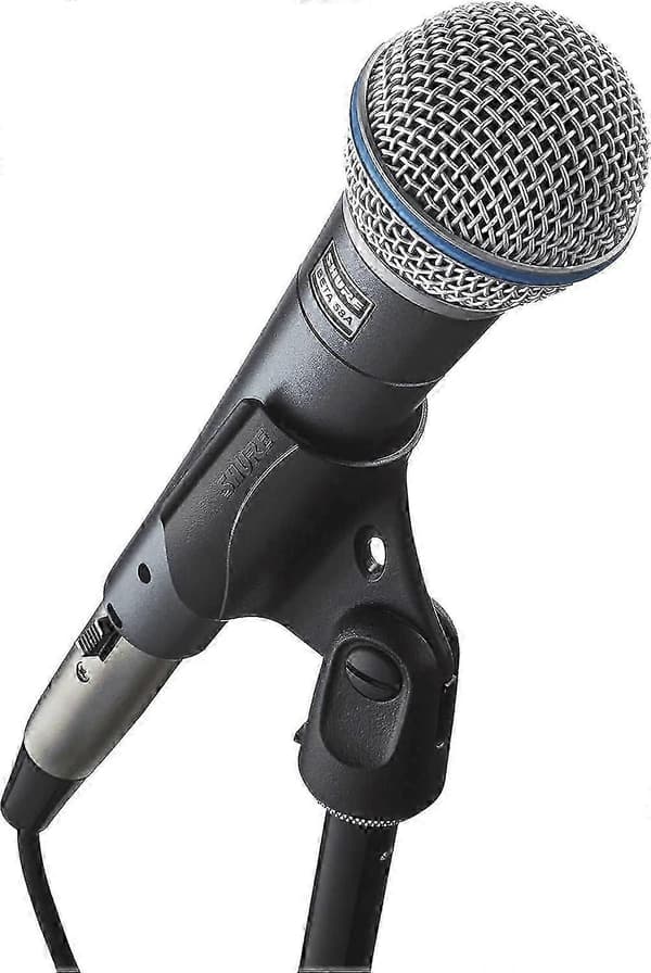 Shure Beta 58A Dynamisk Vokalmikrofon, Profesjonell Scenemikrofon for Liveopptredener