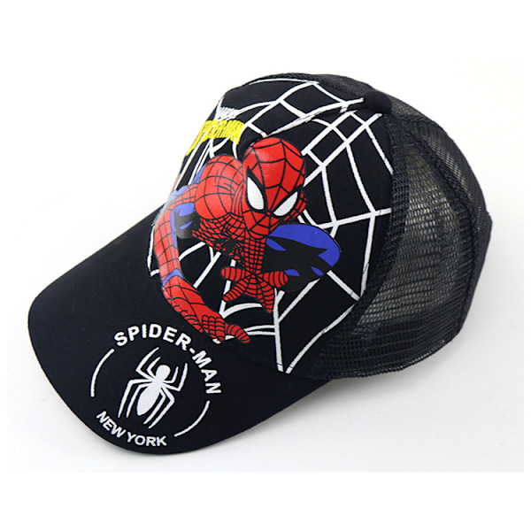 Spiderman sarjakuva baseball-lippis, uusi tyyli lasten hattu pojille keväällä ja kesällä, hiphop aurinkohattu Grid Grid E