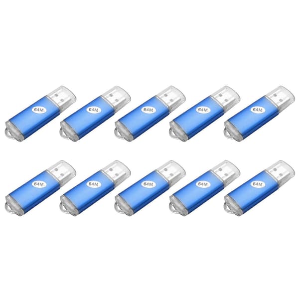 10X 64MB USB 2.0 -muistitikku PC-kannettavan tallennustilaan