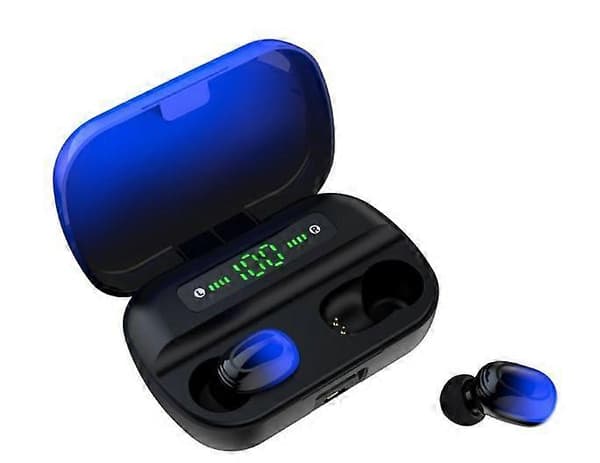 Trådløst bluetooth-headset 5.0 sports bluetooth-headset støyreduksjon in-ear trådløst headset digitalt display