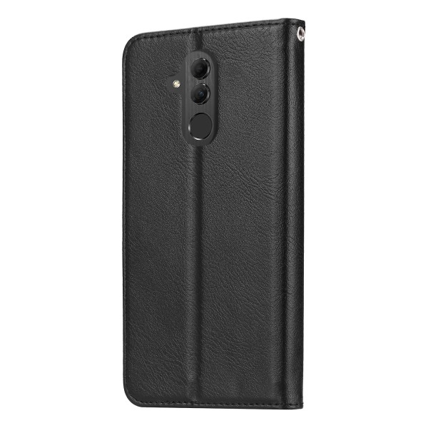 Autoabsorberet læderpung-etui til Huawei Mate 20 Lite Black