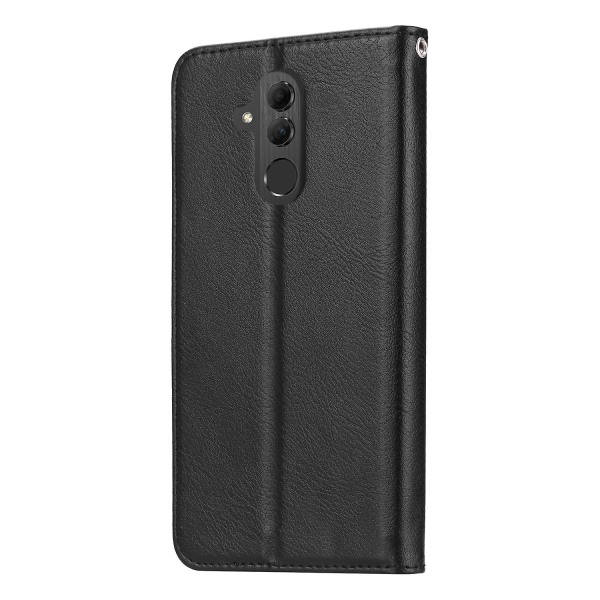 Automaattisesti imeytyvä nahkainen case Huawei Mate 20 Lite -puhelimelle Black