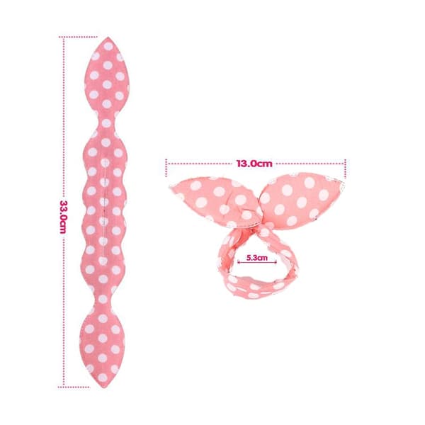 Hair Bun Maker, 4 Pcs Magic Rabbit Ears Styling Curl Bun Maker Flexible Reusable Bun Crown Twister