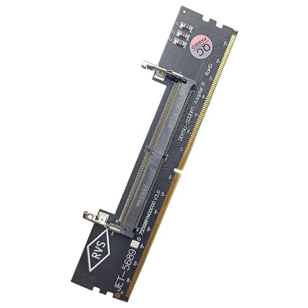 DDR5 Laptop til Desktop Hukommelsesadapterkort Notebook til PC Computer Hukommelsesudvidelsesadapter med Stabil Strømforsyning