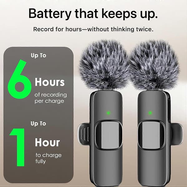 Mini Mic Pro (nyeste modell) - Trådløs minimikrofon for iPhone, iPad, Android