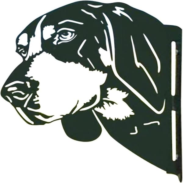 Labrador Hund 29*22cm Metal Havepynt til hegn, hjem og