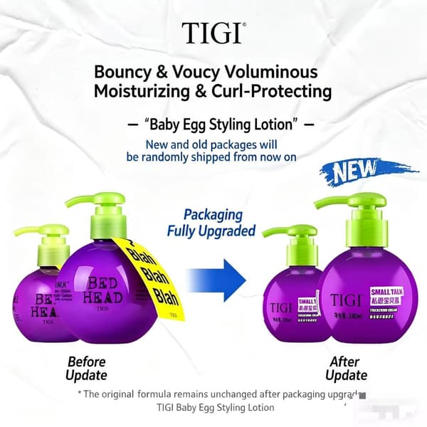 TIGI Bed Head Small Talk Hårförtjockningskräm, Volymgivande Stylingkräm 240ml
