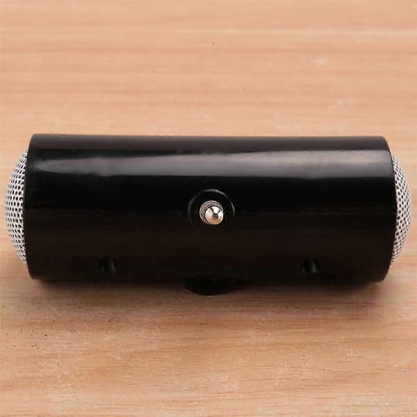 25-26 3,5 mm Stereo Mini Højttalerforstærker til Mobiltelefon Tablet PC-Sort