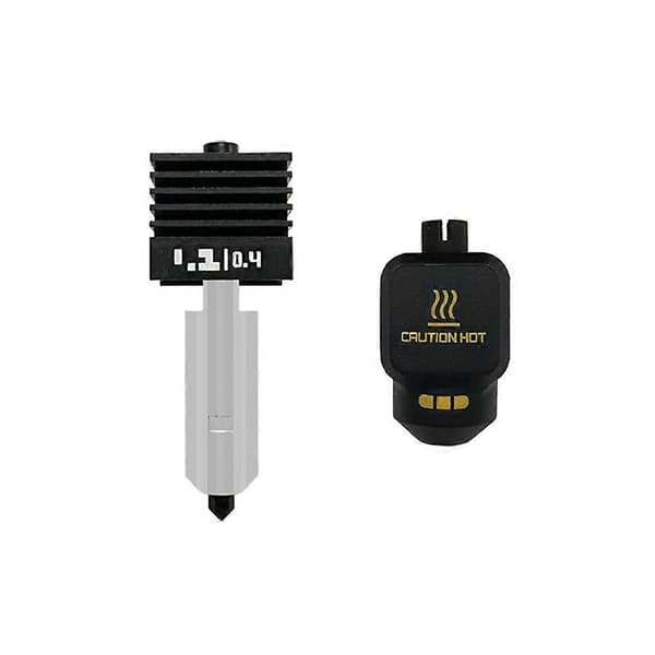 3-sæt 0,2+0,4+0,6 mm Hotend-sæt til Bambu Lab X2D Dyse Hærdet Stål Hotend Ekstrudersæt til Bambu X2D Combo Printer