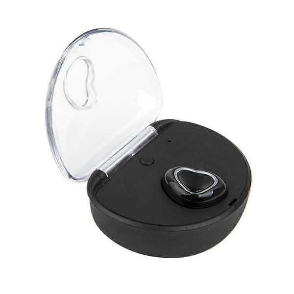 X7 Bluetooth 4.1 Mini Usynlig Trådløs Sports Bluetooth Hodetelefon med Ladeboks Black