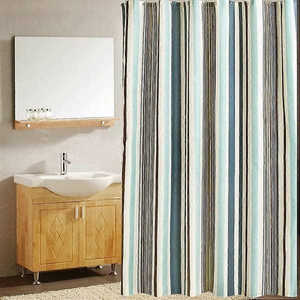 Duschdraperi 200x200cm (bxh), Antibakteriellt Mögelresistent Vattentätt Duschdraperi Mjukt Polyestertyg Innerfoder Badrumsgardiner Toalettgardin