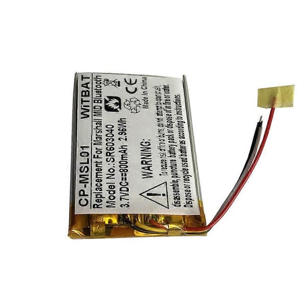 Allerede testet Marshall Major Iv Bluetooth-hodetelefonbatteri Vdl603040 CP-MSL06