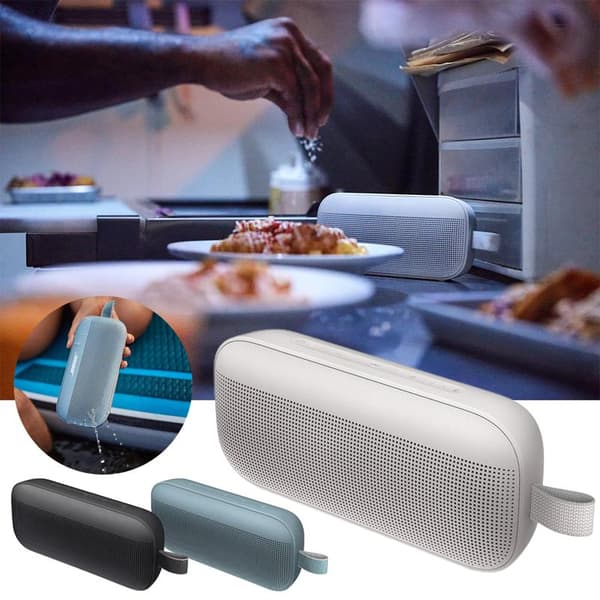 Bose SoundLink Flex Bärbar Bluetooth Vattentät Högtalare Sten Ljud Blå/Svart/Vit Blue