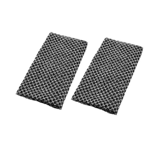2 st exfolierande duschhandduk kroppsryggskrubb Black One Size