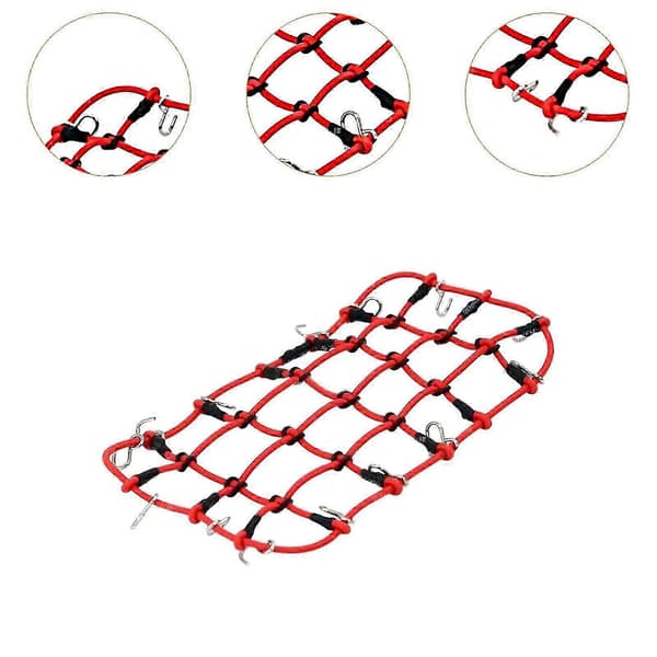 RC Bil Dekorasjon Bagasjenett Solid Universell Elastisk for 1/12 MN82 Crawler