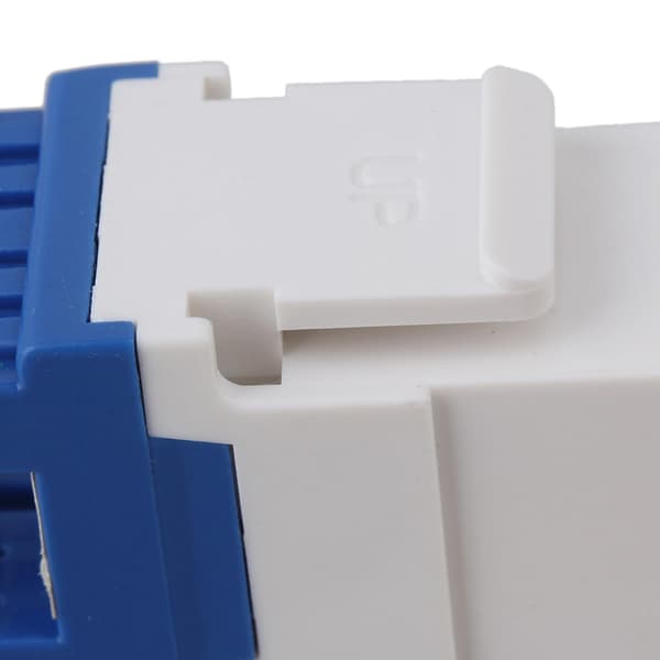 50 STK Cat6 RJ45 Gigabit Koblingsadapter til Keystone Panel 180 Grader