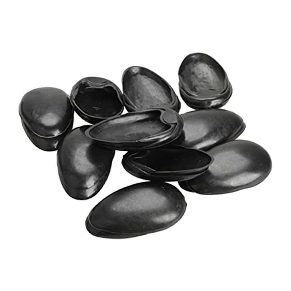 40 par sorte plastik frisørfarve ørebeskyttere Black