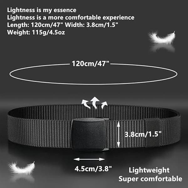 5-pack nylon militärt taktiskt bälte Webbing Canvas utomhus Web Be